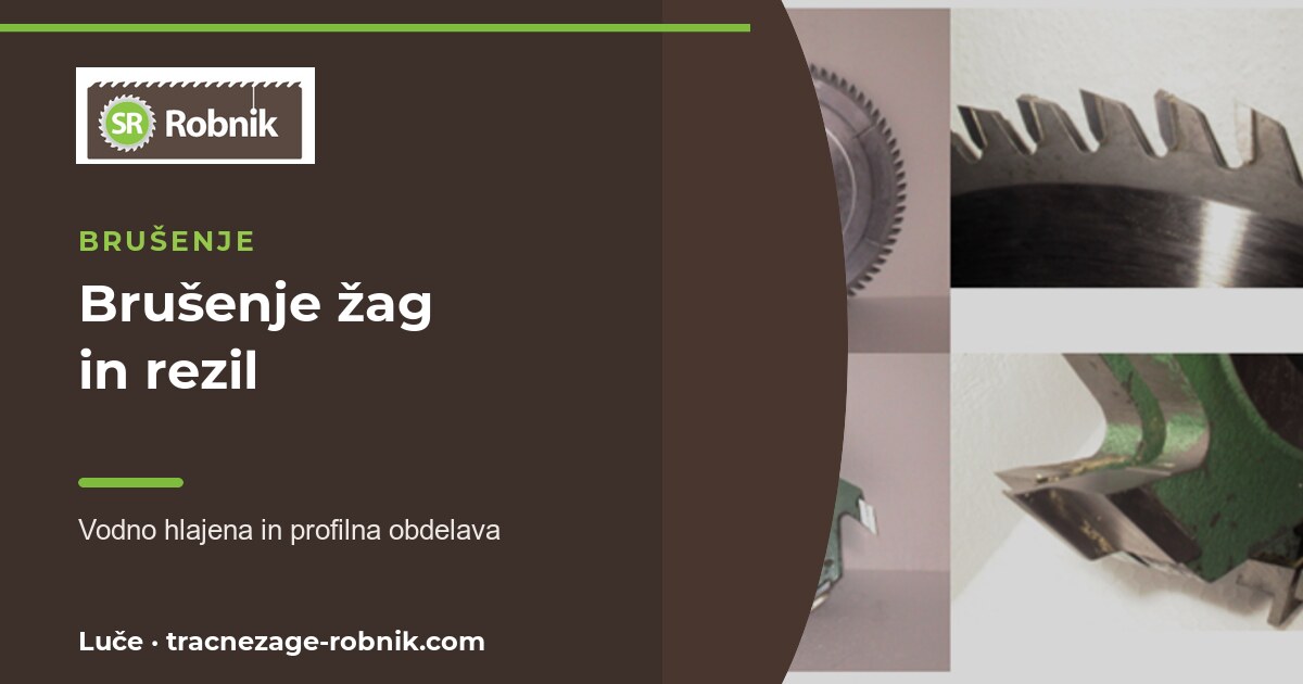 Brušenje tračnih in krožnih žag | SR Robnik